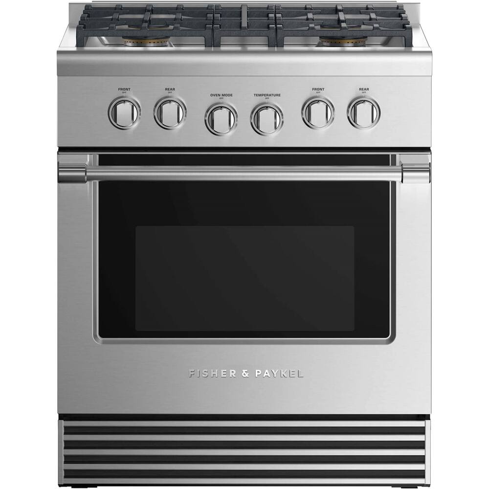 Best Buy Fisher & Paykel 4.6 Cu. Ft. Freestanding Gas Convection Range Stainless steel RGV2304L N