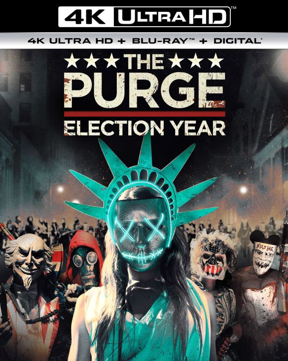 The Purge: Election Year [4K Ultra HD Blu-ray/Blu-ray] [2016]