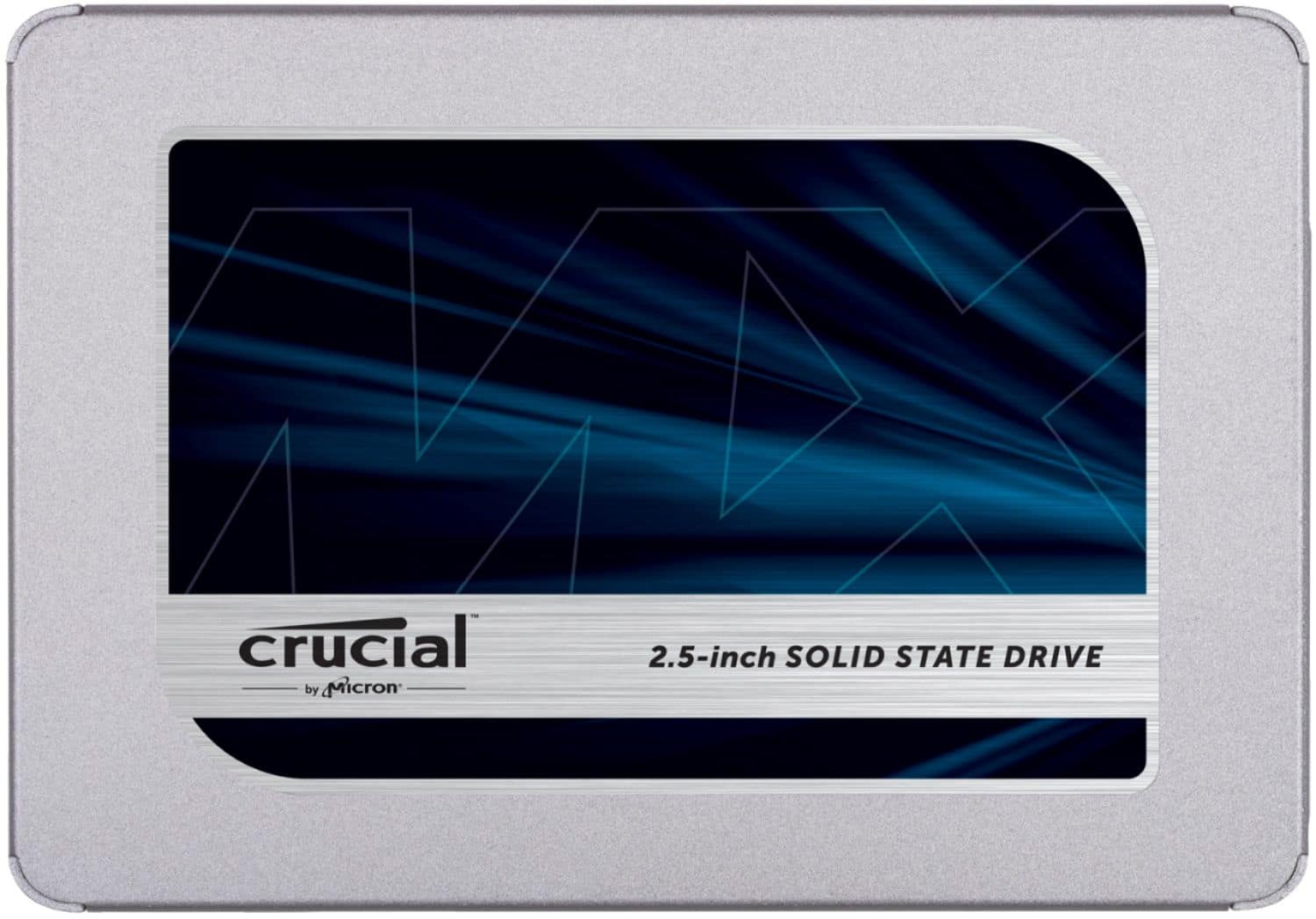 Alt View 1. Crucial - MX500 500GB Internal SSD SATA - Gray.