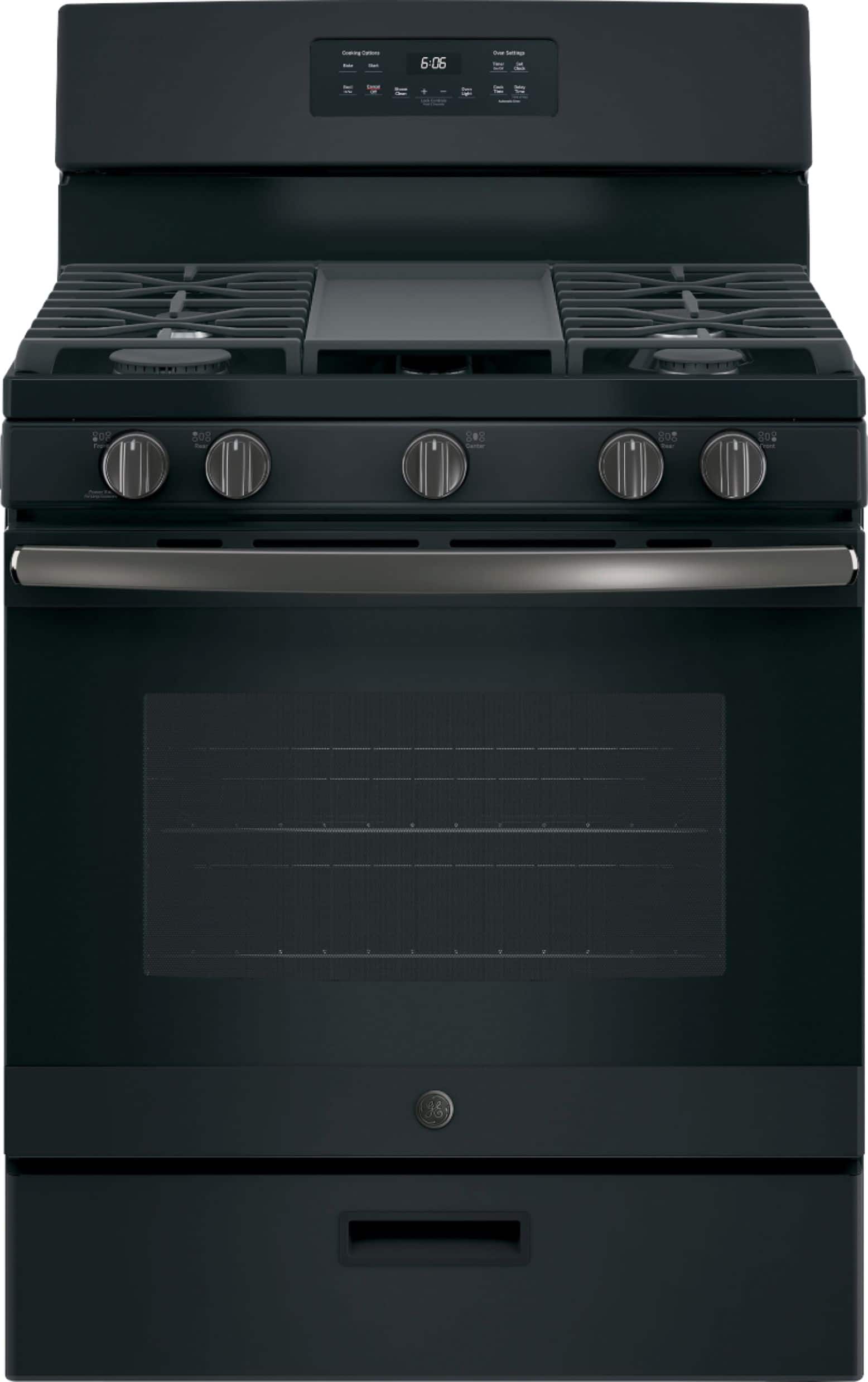 Front. GE - 5.0 Cu. Ft. Freestanding Gas Range.