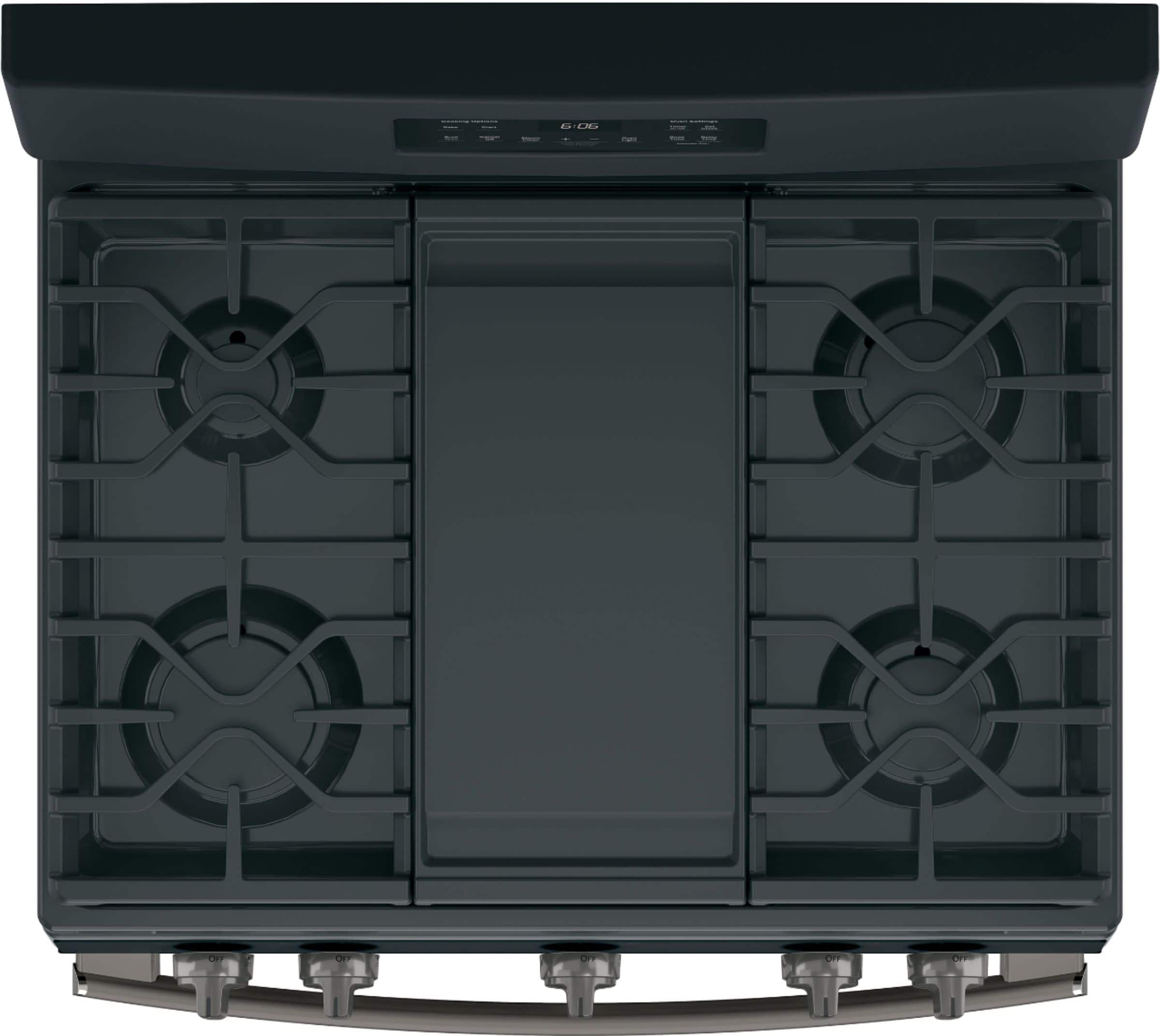 Alt View 11. GE - 5.0 Cu. Ft. Freestanding Gas Range.
