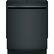 Alt View 11. GE - 24" Top Control Built-In Dishwasher with Stainless Steel Tub - Black.