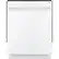 Alt View 11. GE - 24" Top Control Built-In Dishwasher with Stainless Steel Tub - White.