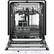 Alt View 12. GE - 24" Top Control Built-In Dishwasher with Stainless Steel Tub - White.