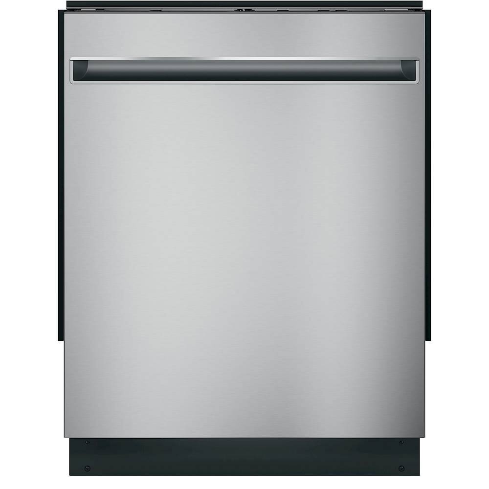 Alt View 11. GE - 24" Top Control Built-In Dishwasher with Stainless Steel Tub - Stainless Steel.