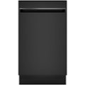 Front Zoom. GE Profile - 18" Top Control Built-In Dishwasher with Stainless Steel Tub - Black.