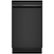 Front Zoom. GE Profile - 18" Top Control Built-In Dishwasher with Stainless Steel Tub - Black.