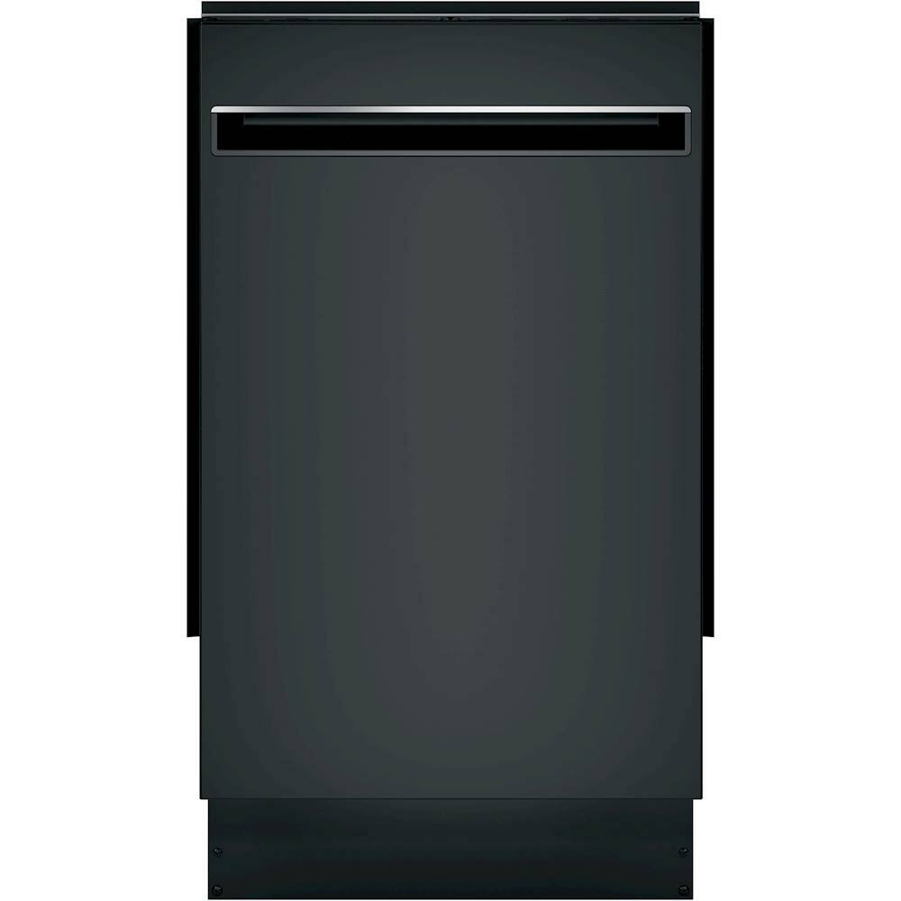 Alt View 11. GE Profile - 18" Top Control Built-In Dishwasher with Stainless Steel Tub - Black.