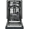 Alt View Zoom 12. GE Profile - 18" Top Control Built-In Dishwasher with Stainless Steel Tub - Black.