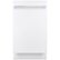 Front Zoom. GE Profile - 18" Top Control Built-In Dishwasher with Stainless Steel Tub - White.