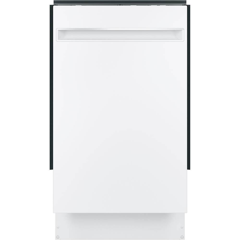 Alt View 11. GE Profile - 18" Top Control Built-In Dishwasher with Stainless Steel Tub - White.