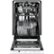 Alt View Zoom 13. GE Profile - 18" Top Control Built-In Dishwasher with Stainless Steel Tub - White.