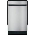 Alt View Zoom 11. GE Profile - 18" Top Control Built-In Dishwasher with Stainless Steel Tub - Stainless steel.