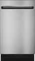 Haier - 18" Compact Front Control Smart Built-In Stainless Steel Tub Dishwasher with 3-Level Wash and 47 dBA - Stainless Steel