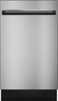 Haier - 18" Front Control Built-In Dishwasher with Stainless Steel Tub - Stainless steel - Front_Zoom
