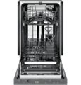 Alt View Zoom 1. Haier - 18" Front Control Built-In Dishwasher with Stainless Steel Tub - Stainless steel.