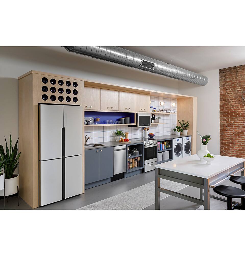 Alt View 22. Haier - 18" Front Control Built-In Dishwasher with Stainless Steel Tub - Stainless Steel.