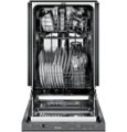 Alt View Zoom 2. Haier - 18" Front Control Built-In Dishwasher with Stainless Steel Tub - Stainless Steel.