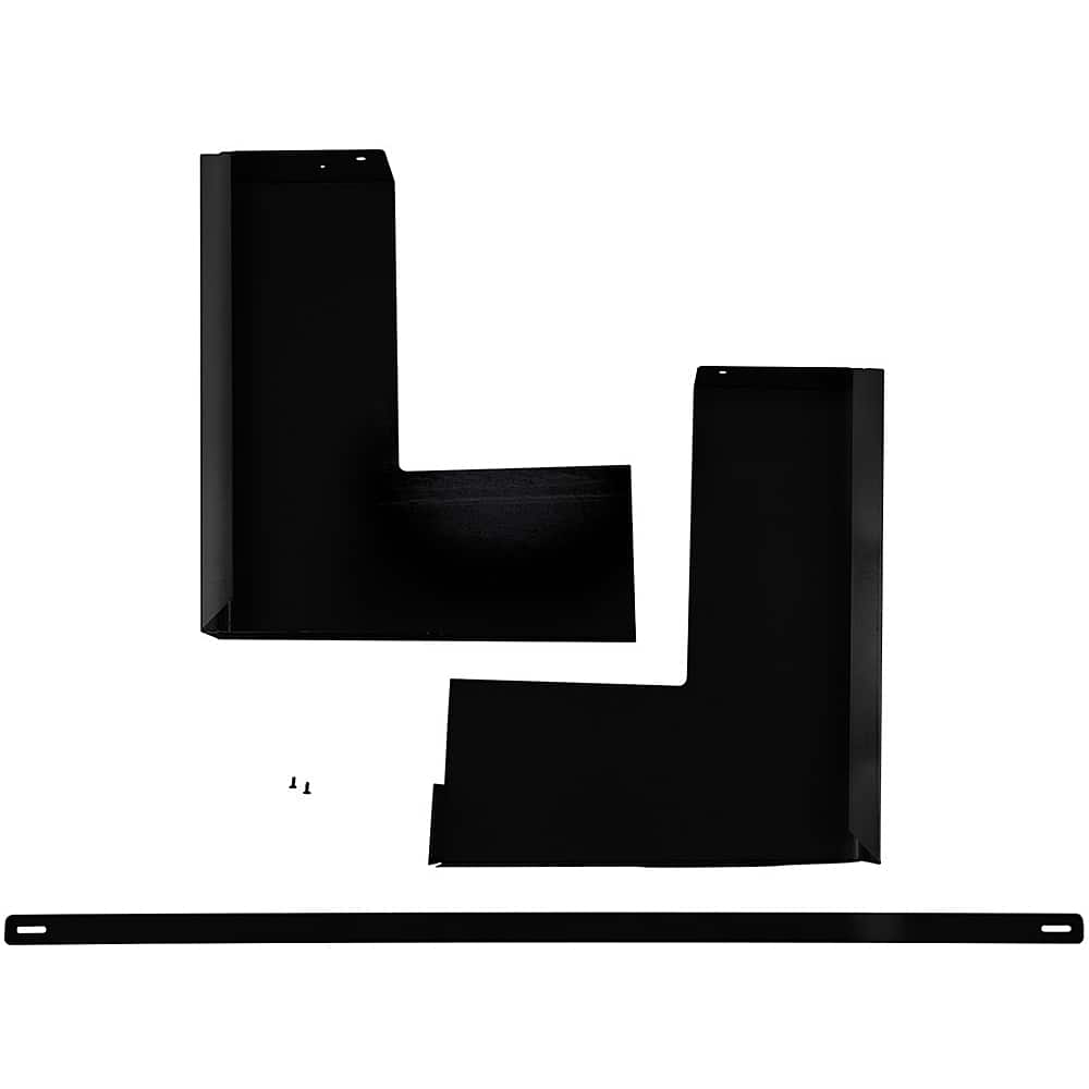 Front. GE - 36" Over-the-Range Microwave Accessory Filler Kit - Black.