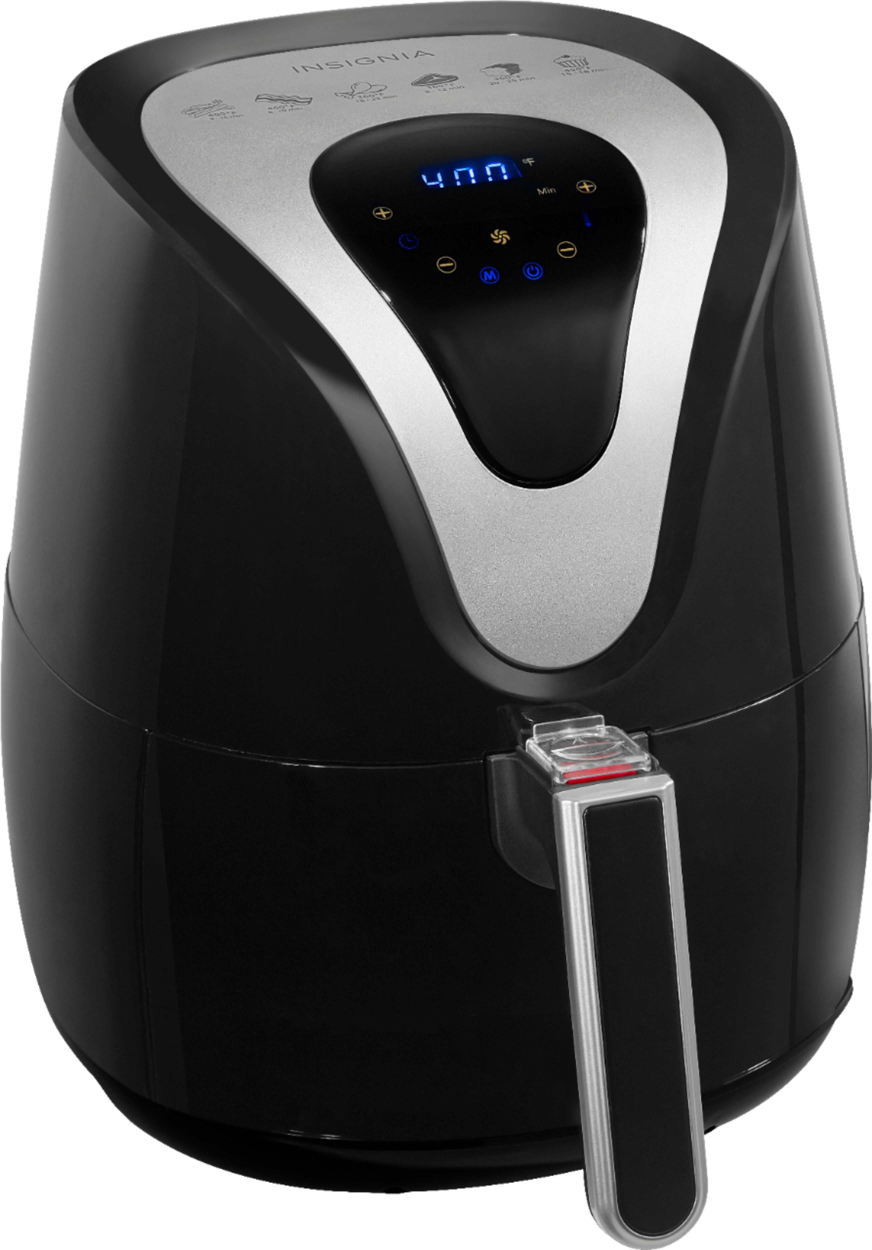 Angle View: CHEFMAN - 6L Digital Air Fryer, Dehydrator, Rotisserie Combo - Black
