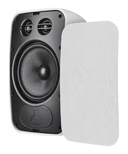 Sonance - MARINER 64 SST SINGLE SPEAKER - Mariner Series 6-1/2" 2-Way Single Stereo Outdoor Surface Mount Speaker (Each) - Paintable White