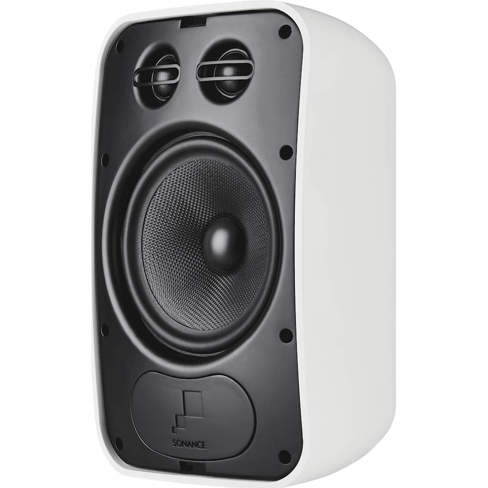 Angle View: Sonance - MARINER 64 SST WHITE - Mariner Series  6-1/2" 2-Way Single Stereo Outdoor Surface Mount Speaker (Each) - White
