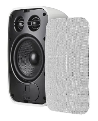 Front. Sonance - MARINER 54 SST SINGLE SPEAKER - Mariner 5-1/4" 2-Way Outdoor Surface Mount Single Stereo Speaker (Each) - Paintable White.