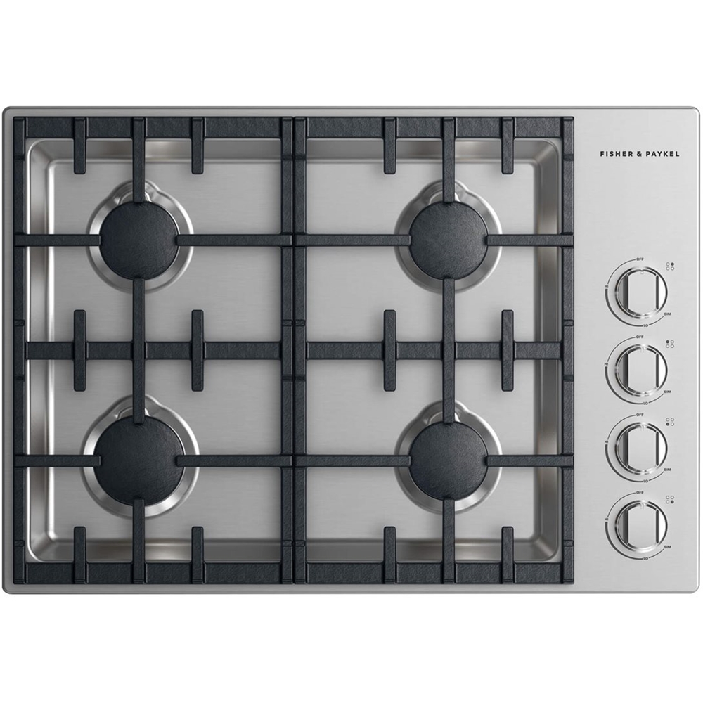Fisher & Paykel – Contemporary 30″ Gas Cooktop – Stainless steel