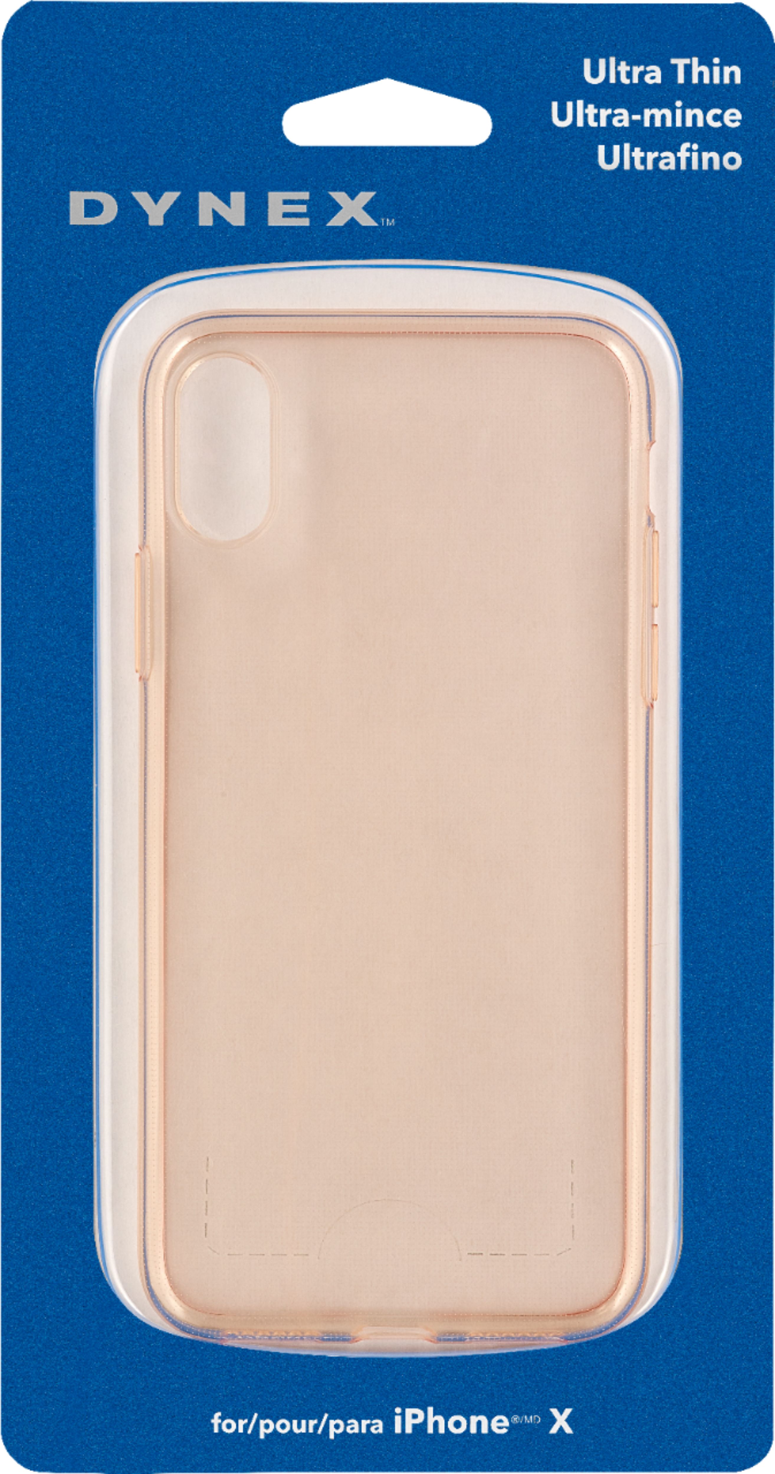 Best Buy: Dynex™ Ultrathin Case for Apple® iPhone® X and XS Pink 