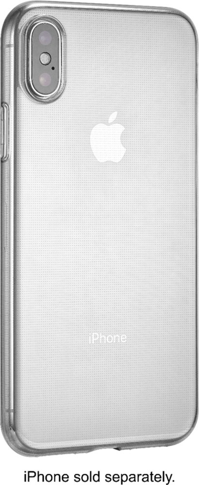 dynex - ultrathin case for apple iphone x and xs - clear