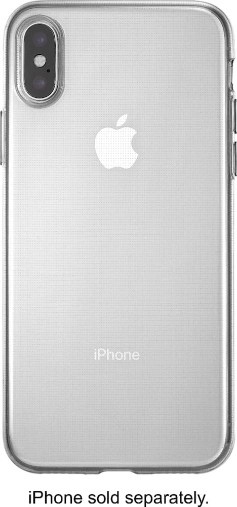 dynex - ultrathin case for apple iphone x and xs - clear dynex - ultrathin case for apple iphone x and xs - clear