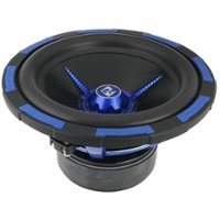 Power Acoustik - 12" Dual-Voice-Coil 2-Ohm Subwoofer - Blue/black - Front_Zoom