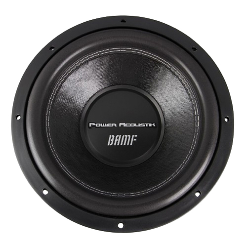 Power Acoustik - BAMF Series 12" Dual-Voice-Coil 4-Ohm Subwoofer - Black
