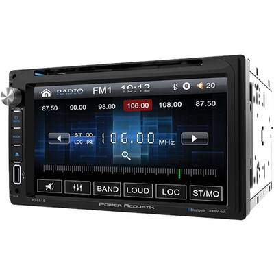 Power Acoustik - 6.5" - Built-in Bluetooth - In-Dash CD/DVD/DM Receiver - Black