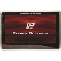 Power Acoustik - 10.3" Universal Headrest Mount LCD Monitor with DVD Player - Black - Front_Zoom