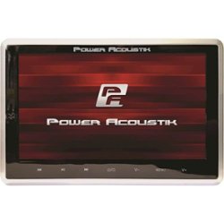 Power Acoustik - 10.3" Universal Headrest Mount LCD Monitor with DVD Player - Black - Front_Zoom