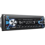 Front Zoom. Power Acoustik - In-Dash Digital Media Receiver - Built-in Bluetooth with Detachable Faceplate - Black.