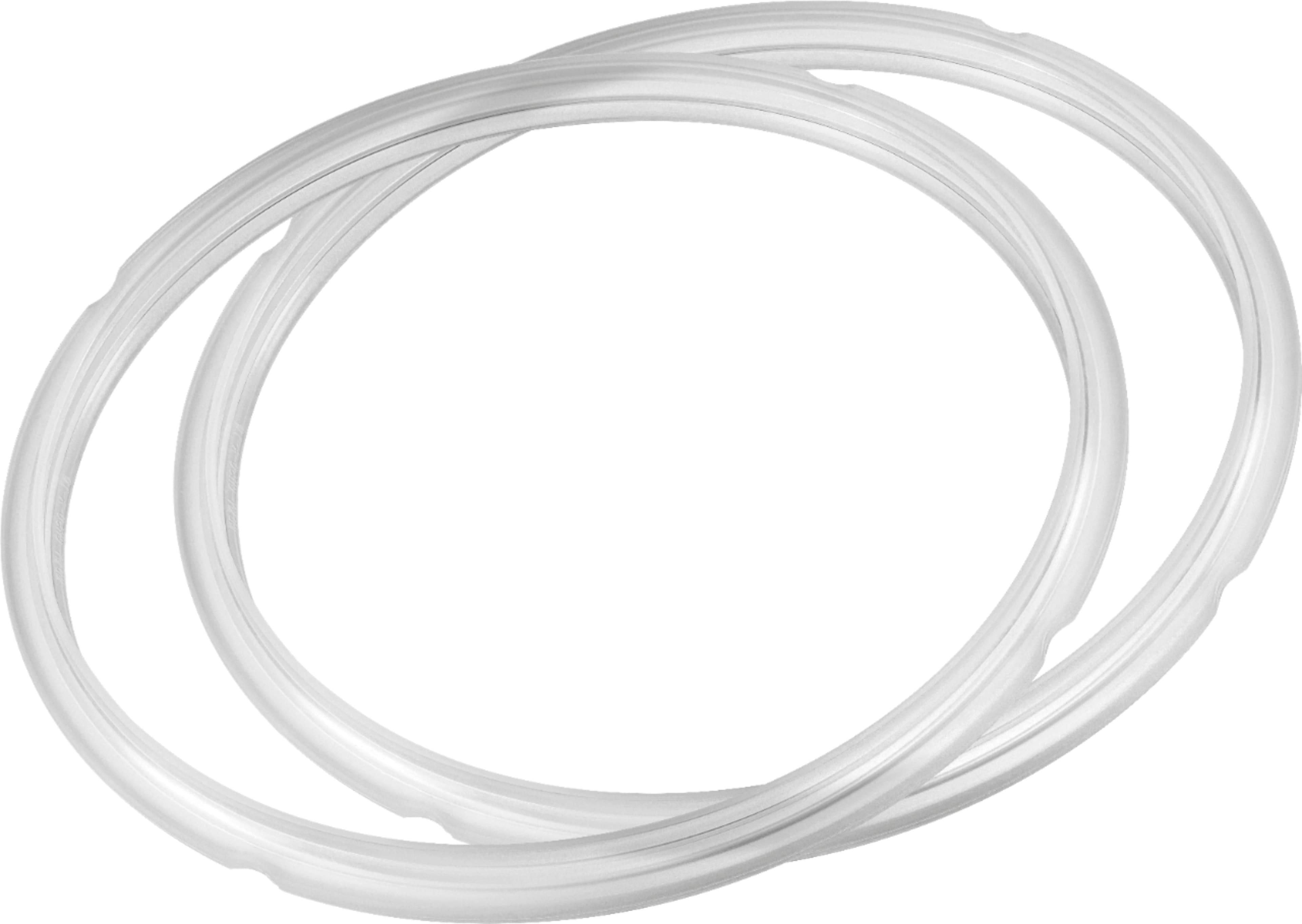 Angle. Insignia™ - Silicone Seal for Insignia Pressure Cookers (2-Pack) - Clear.