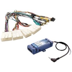 PAC - Radio Replacement and Steering Wheel Control Interface for Select Nissan Vehicles - Blue - Front_Zoom
