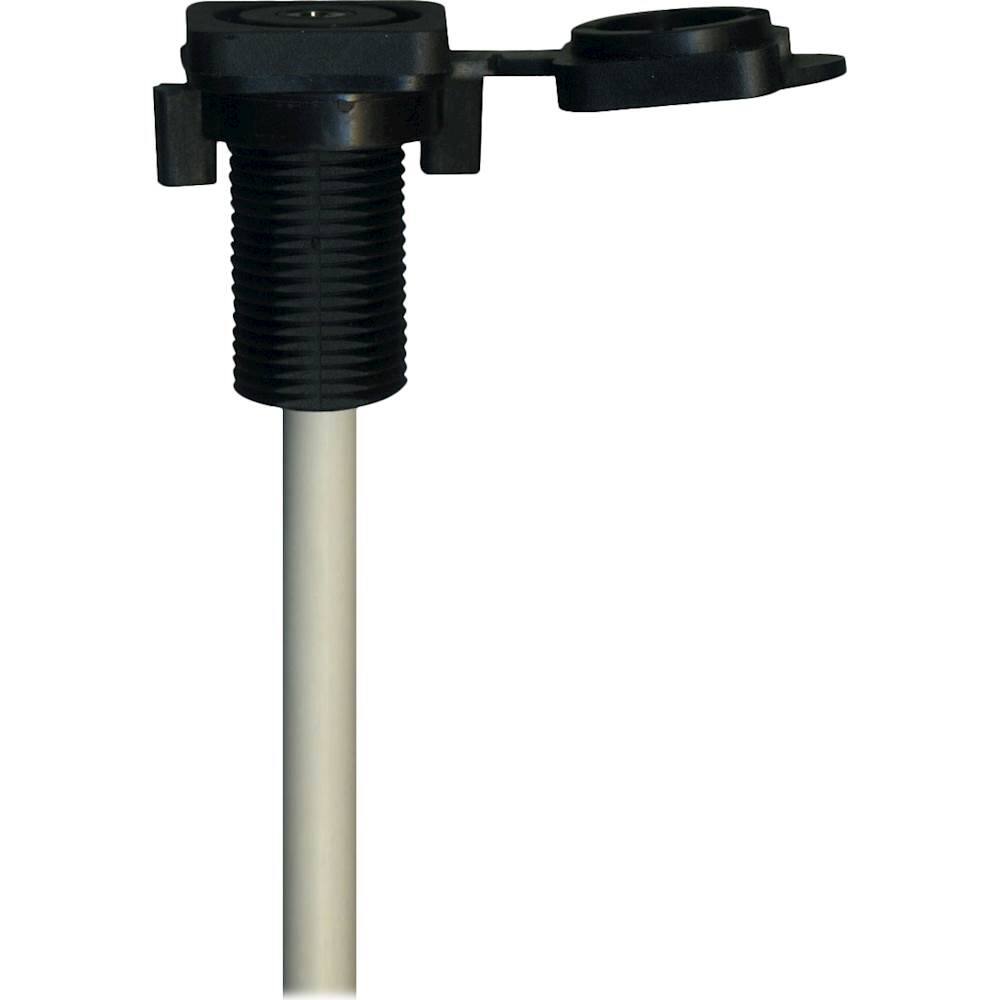 Alt View 11. Stinger - 1.7’ Marine Series 3.5mm Audio Input to Male RCA with USB 3.0 Port - Black.