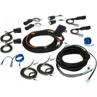 Stinger - 2/4 Channel Universal Amplifier Installation Kit for Harley-Davidson Touring Motorcycles - Black - Front_Zoom