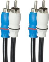 Stinger - Marine Series 6.6' Audio RCA Cable - White - Front_Zoom