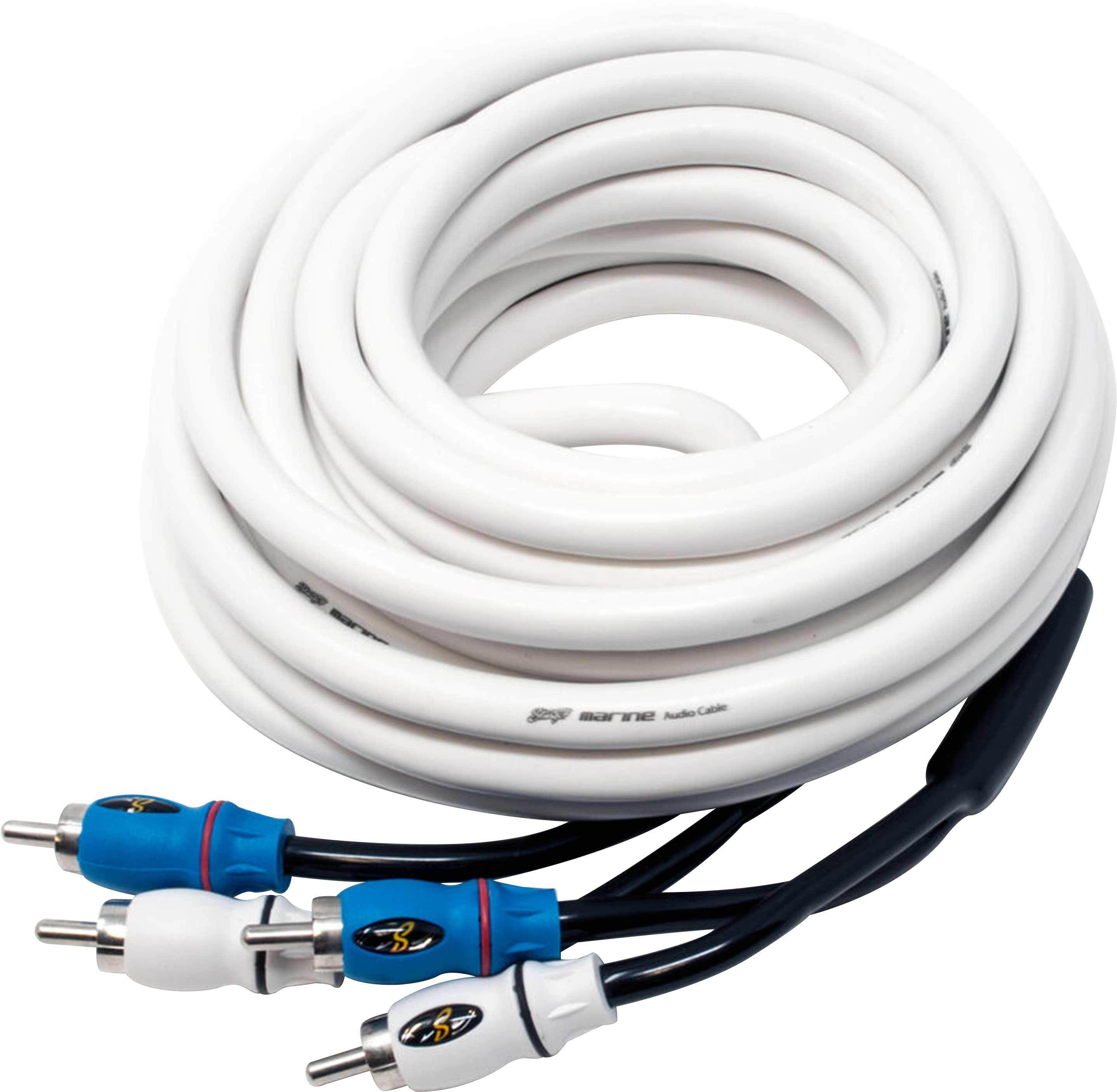 Best Buy: Stinger Marine Series 6.6' Audio RCA Cable Blue/White SMRCA2
