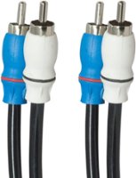 Stinger - Marine Series 13' Audio RCA Cable - Blue/White - Front_Zoom
