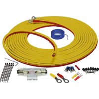 Stinger - 4GA Marine Amplifier Power Installation Kit - Yellow/Red - Front_Zoom