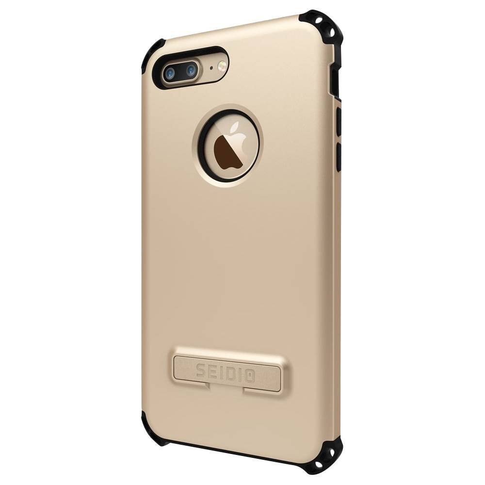 dilex combo case for apple iphone 7 plus - gold/black