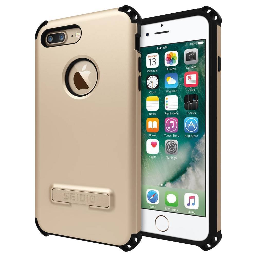 dilex combo case for apple iphone 7 plus - gold/black