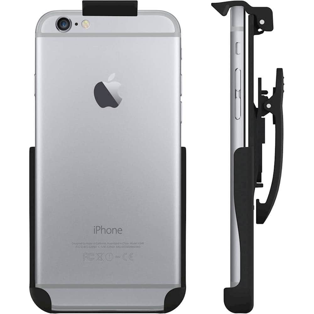 spring-clip holster for apple iphone 6, 6s, 7 and 8 - black spring-clip holster for apple iphone 6, 6s, 7 and 8 - black