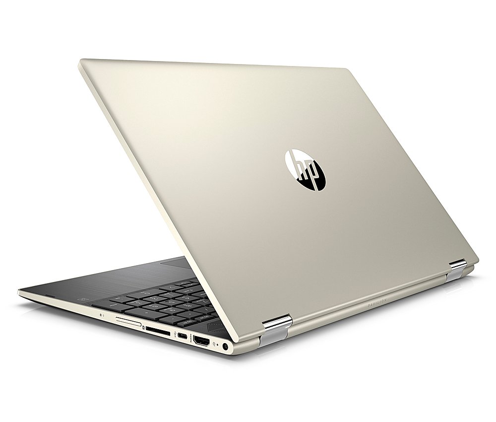 HP - Pavilion x360 2-in-1 15.6" Touch-Screen Laptop - Intel Core i5 - 8GB Memory - 256GB Solid State Drive - HP Finish In Pale Gold And Ash Silver - Alt_View_Zoom_3
