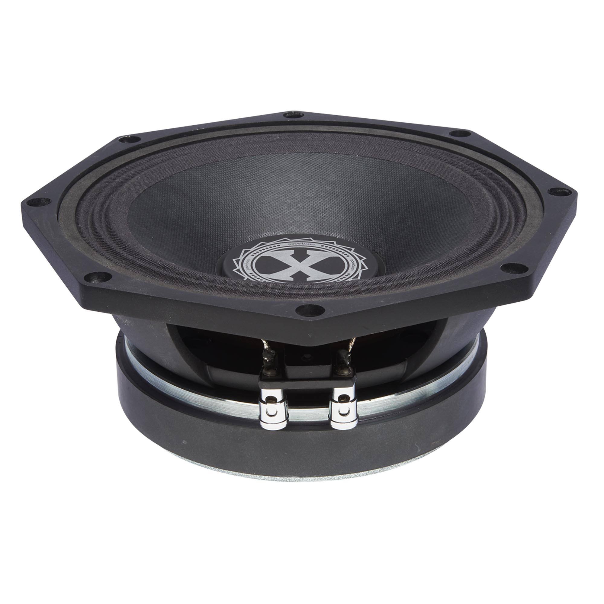 Front. Powerbass - PowerBass XPRO-8CX - 8" Cast Frame Midrange Driver 4-Ohm - Black/Gray.